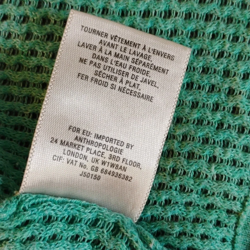 Angel Of The North Anthropologie Mint Cocoon Cardigan - Picture 5 of 12